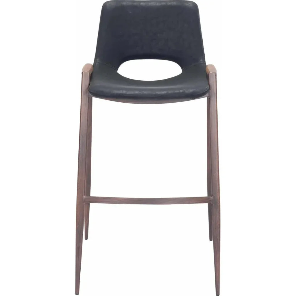 Desi Bar Chair (Set of 2) Black