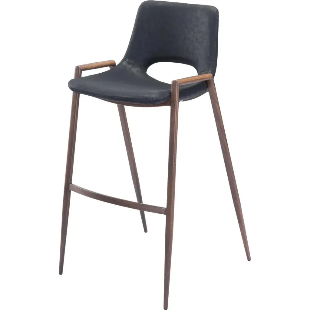 Desi Bar Chair (Set of 2) Black