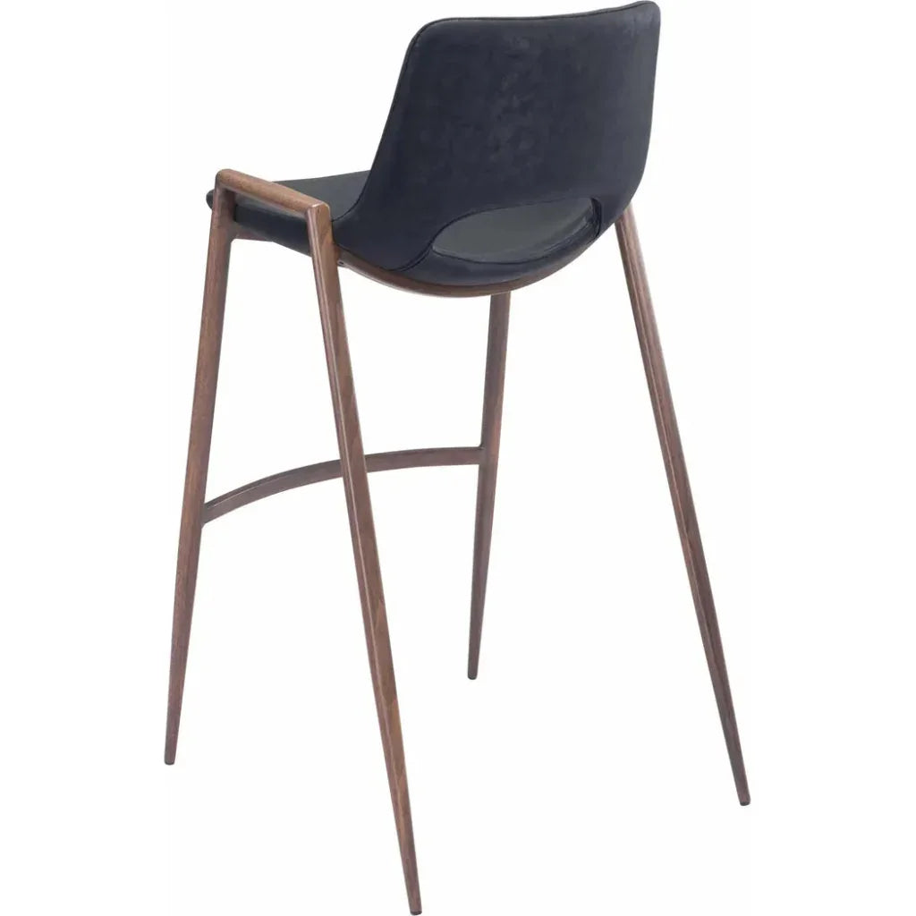 Desi Bar Chair (Set of 2) Black