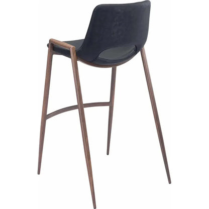 Desi Bar Chair (Set of 2) Black