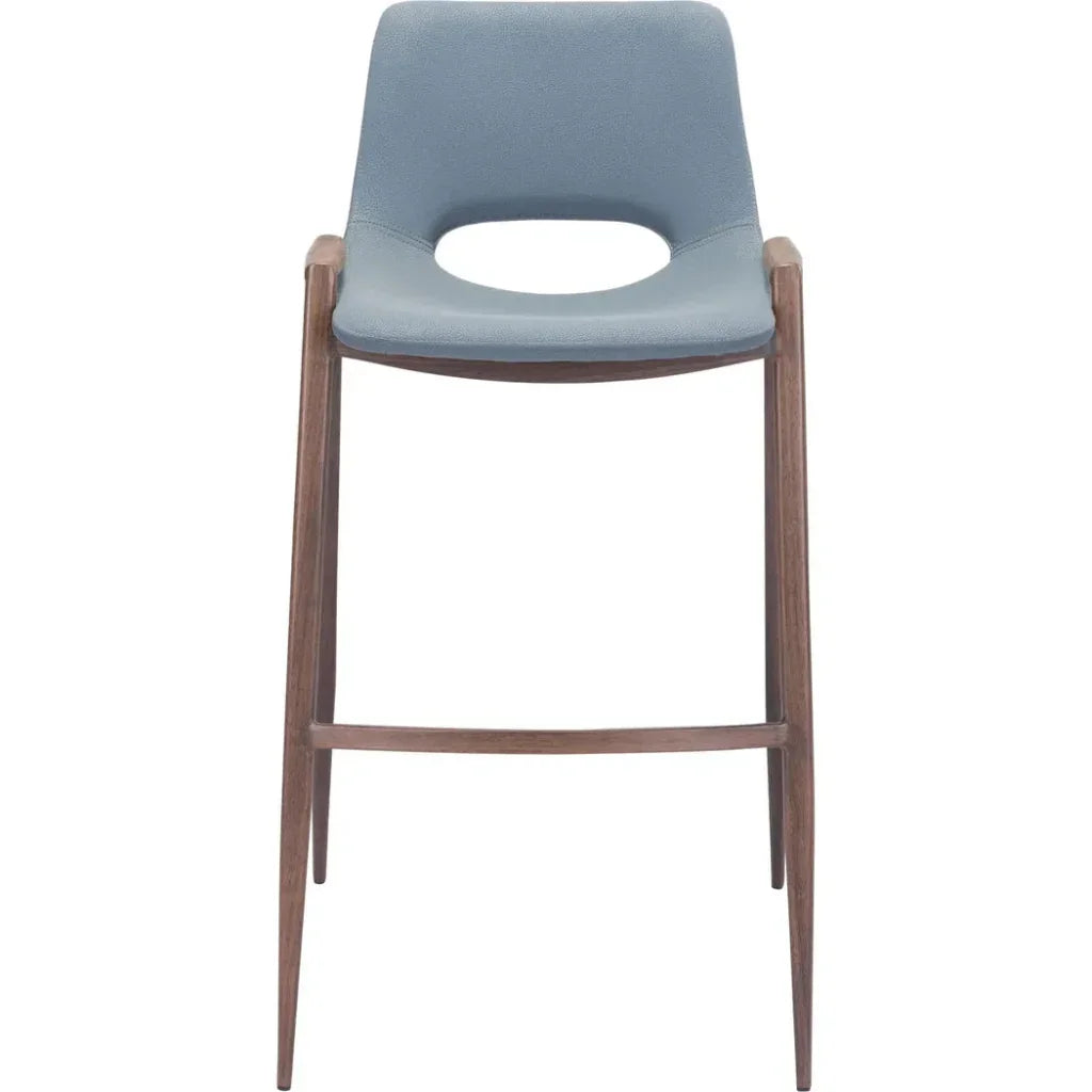 Desi Bar Chair (Set of 2) Gray