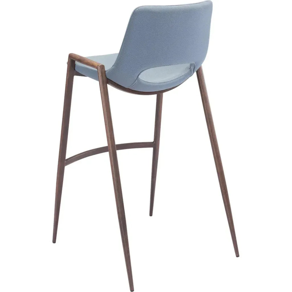 Desi Bar Chair (Set of 2) Gray