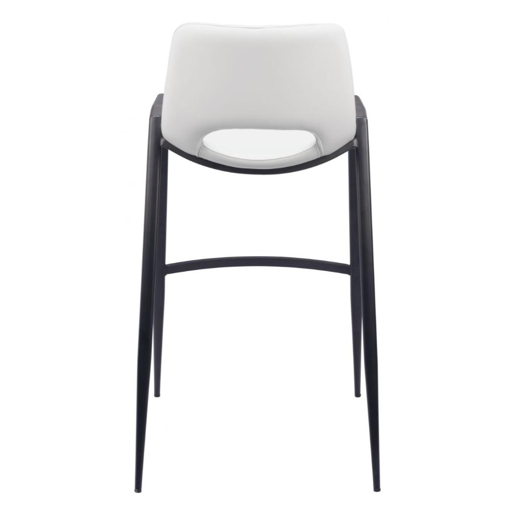 Desi Mid-Century Leather Barstool (Set of 2)