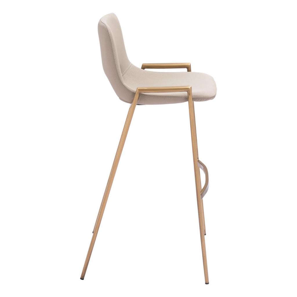 Desi Mid-Century Leather Barstool (Set of 2)