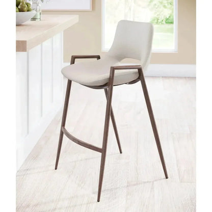 Desi Leather Counter Chair (Set of 2)