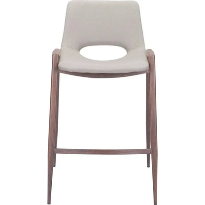 Desi Leather Counter Chair (Set of 2)