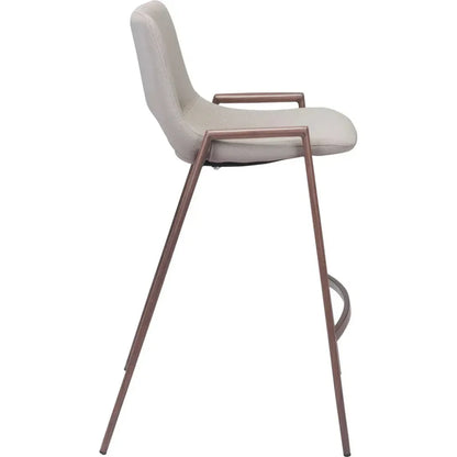 Desi Leather Counter Chair (Set of 2)