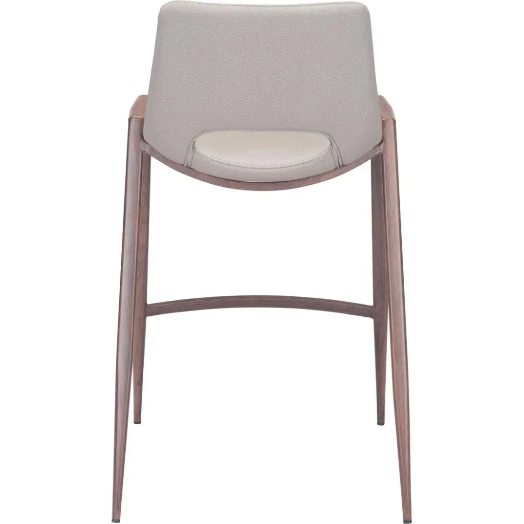 Desi Leather Counter Chair (Set of 2)
