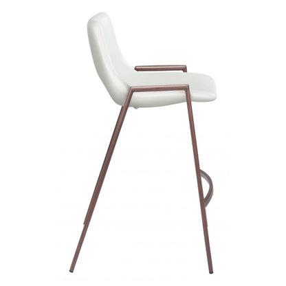 Desi Leather Counter Chair (Set of 2)