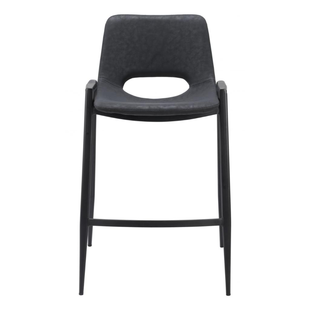 Desi Leather Counter Chair (Set of 2)