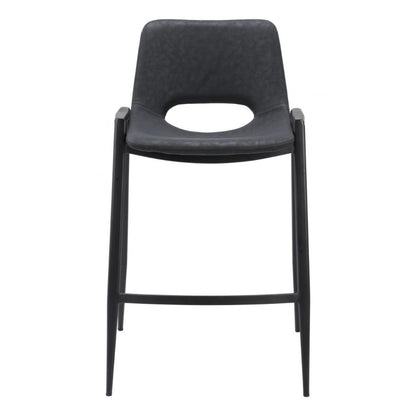 Desi Leather Counter Chair (Set of 2)
