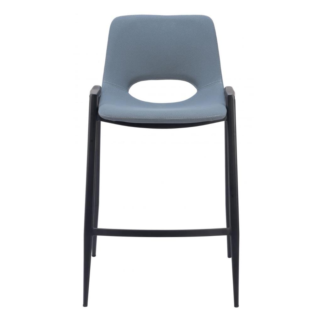 Desi Leather Counter Chair (Set of 2)