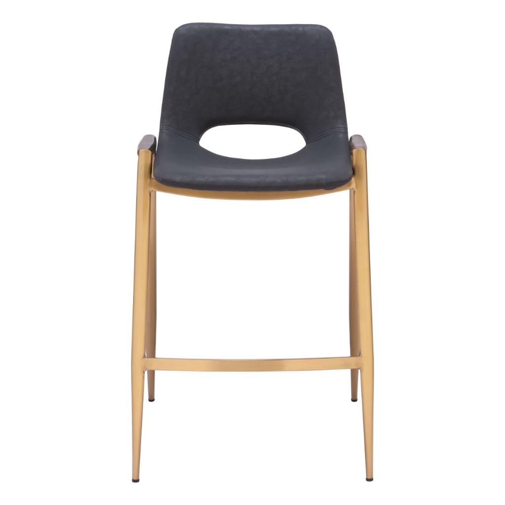 Desi Leather Counter Chair (Set of 2)