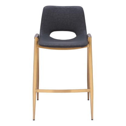 Desi Leather Counter Chair (Set of 2)