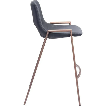 Desi Leather Counter Chair (Set of 2)