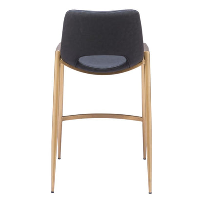Desi Leather Counter Chair (Set of 2)