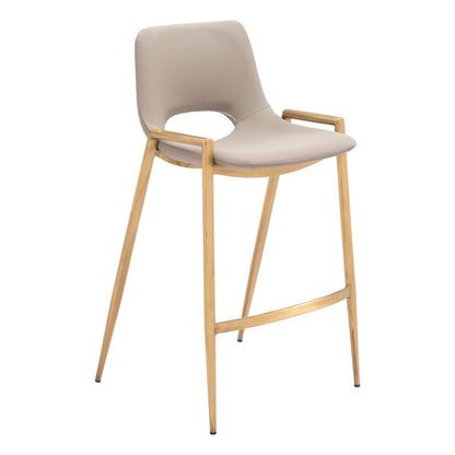 Desi Leather Counter Chair (Set of 2)