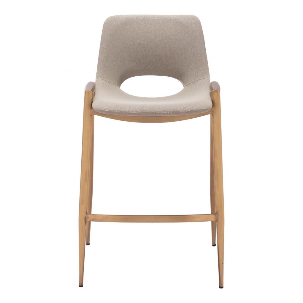 Desi Leather Counter Chair (Set of 2)