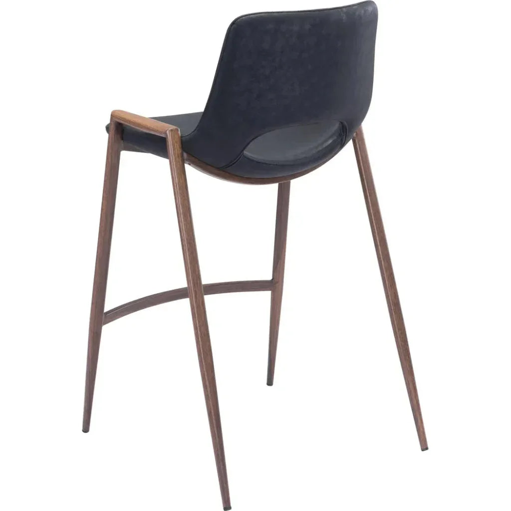 Desi Leather Counter Chair (Set of 2)