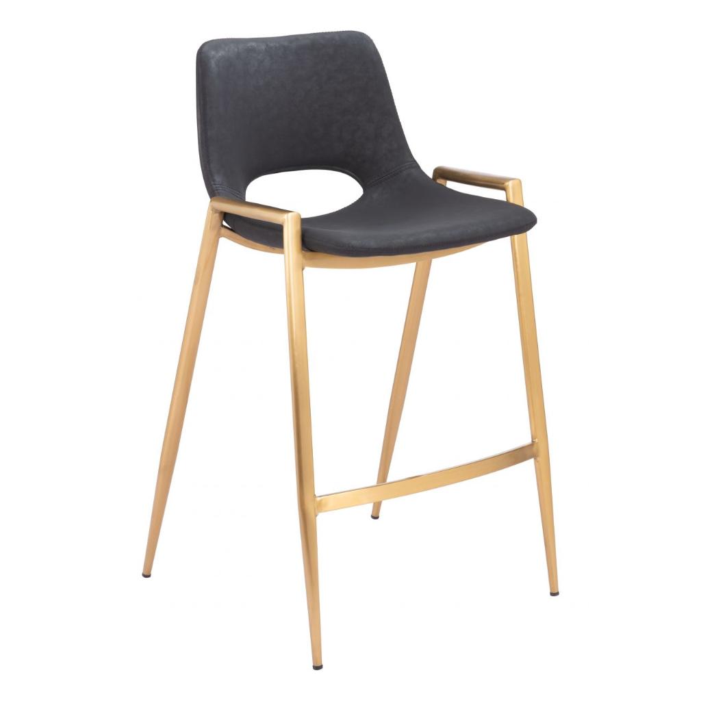 Desi Leather Counter Chair (Set of 2)