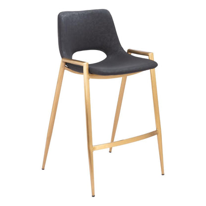 Desi Leather Counter Chair (Set of 2)