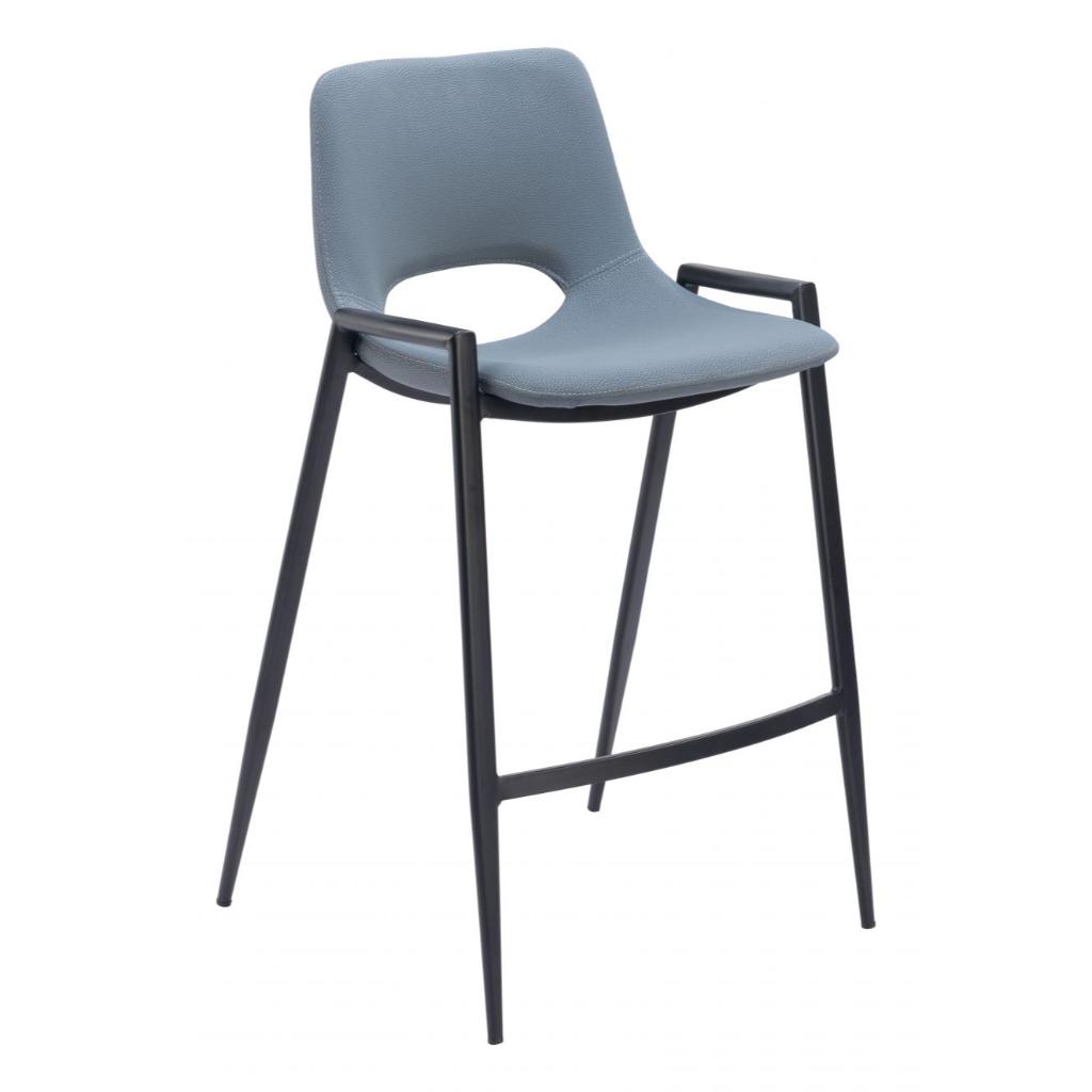 Desi Leather Counter Chair (Set of 2)