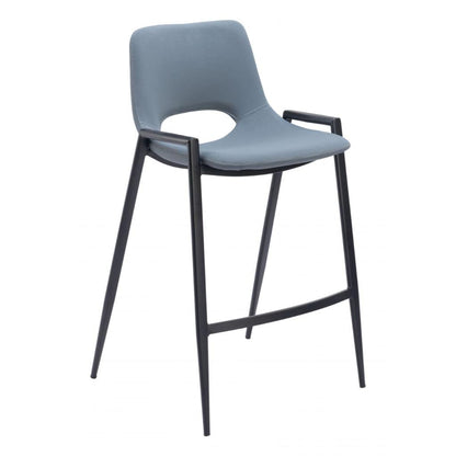 Desi Leather Counter Chair (Set of 2)