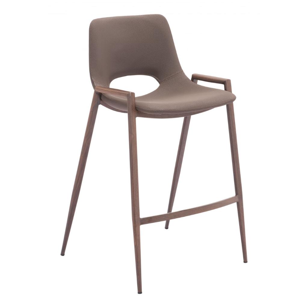 Desi Leather Counter Chair (Set of 2)