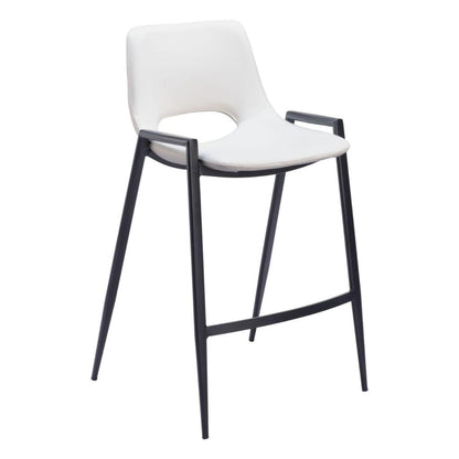 Desi Leather Counter Chair (Set of 2)
