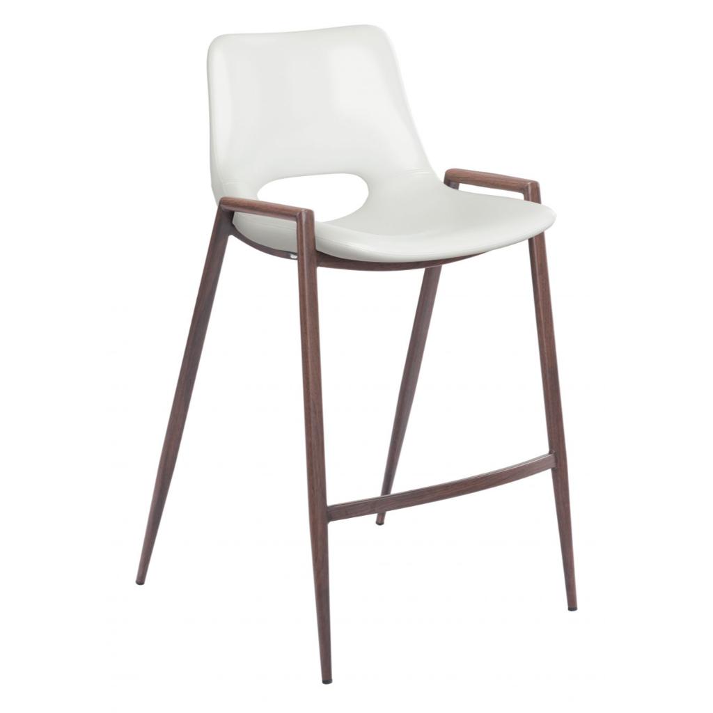 Desi Leather Counter Chair (Set of 2)