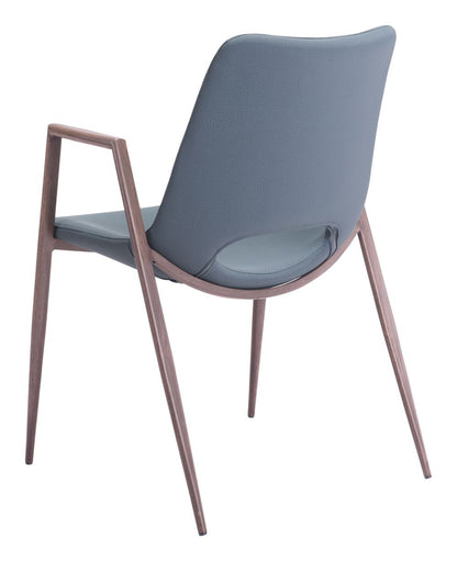 Desi Faux Leather Dining Chair 2PC