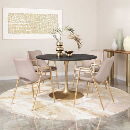 Desi Faux Leather Dining Chair 2PC