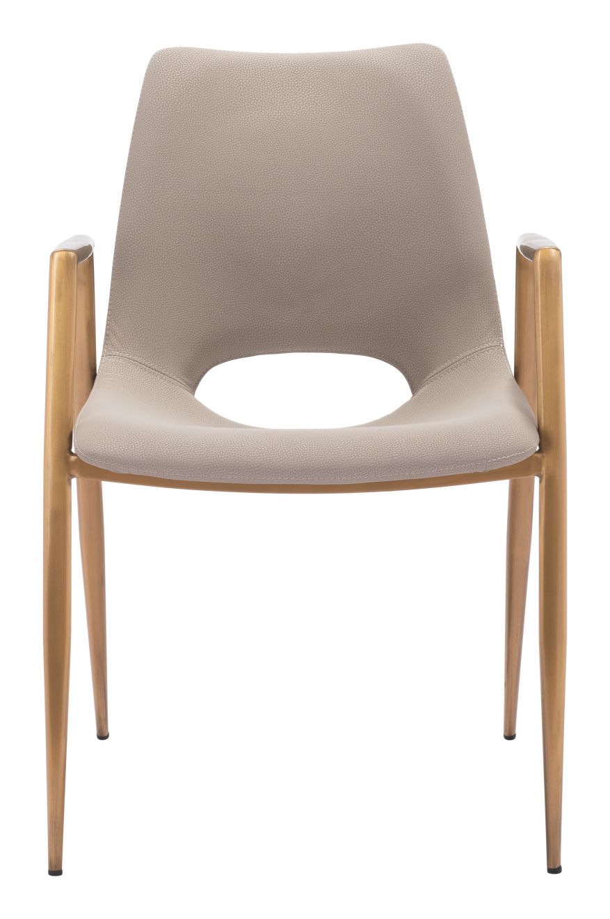 Desi Faux Leather Dining Chair 2PC