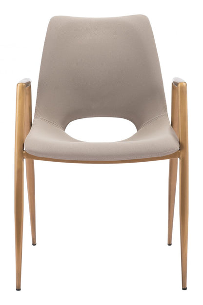 Desi Faux Leather Dining Chair 2PC