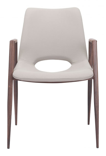 Desi Faux Leather Dining Chair 2PC