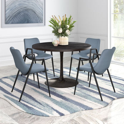 Desi Faux Leather Dining Chair 2PC