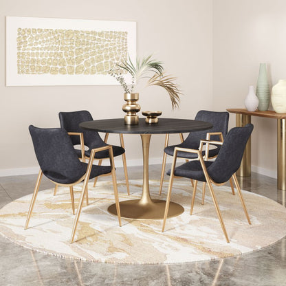 Desi Faux Leather Dining Chair 2PC