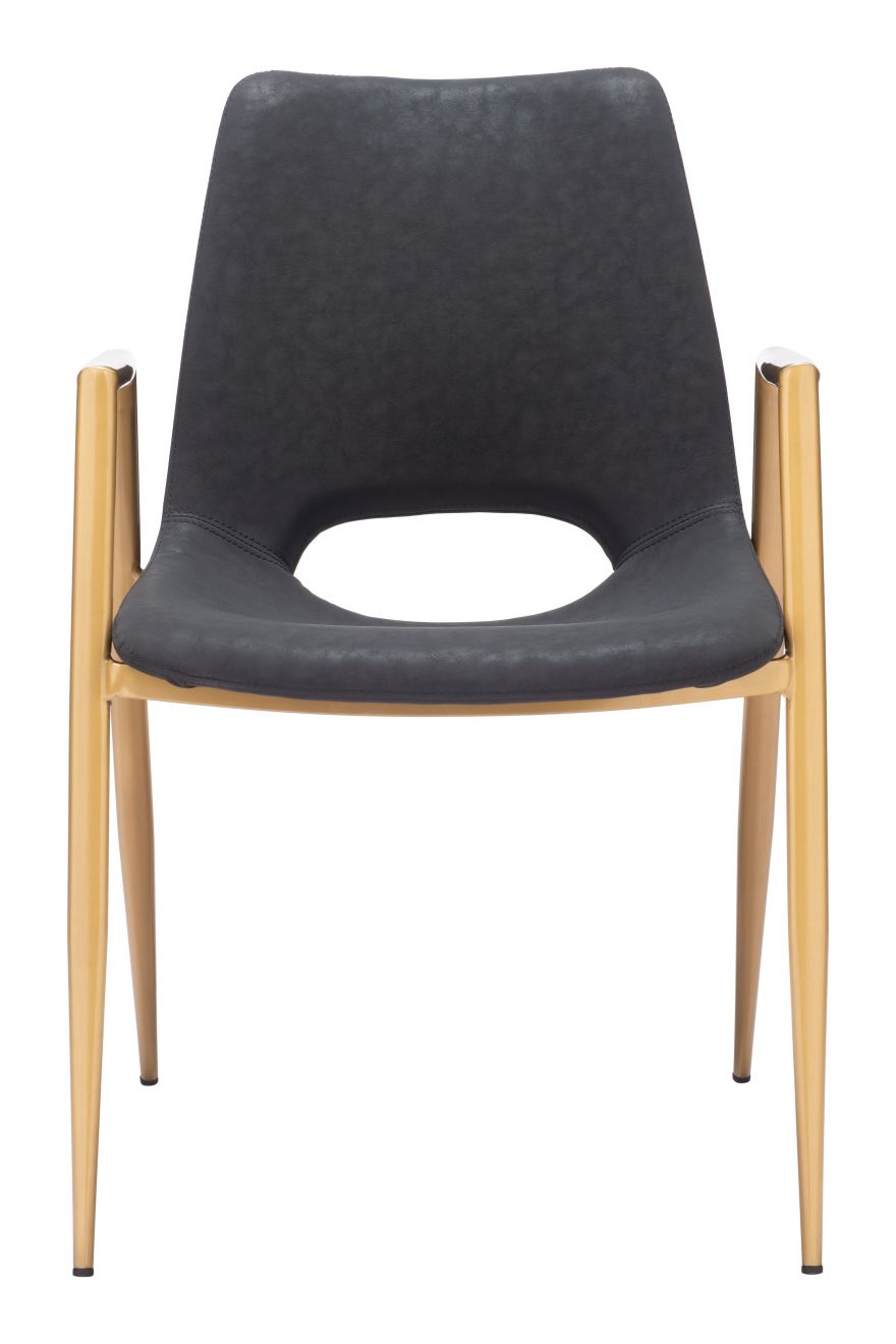 Desi Faux Leather Dining Chair 2PC