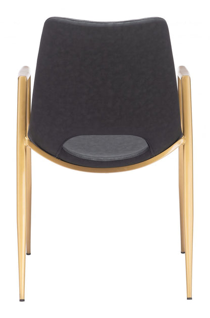 Desi Faux Leather Dining Chair 2PC