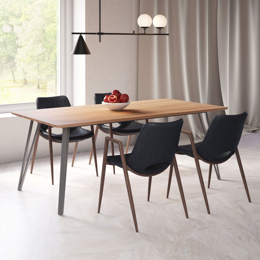 Desi Faux Leather Dining Chair 2PC