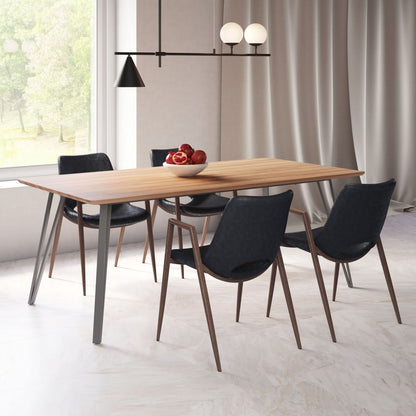 Desi Faux Leather Dining Chair 2PC