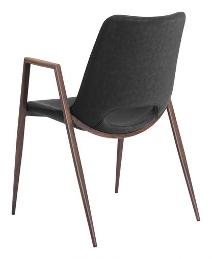 Desi Faux Leather Dining Chair 2PC