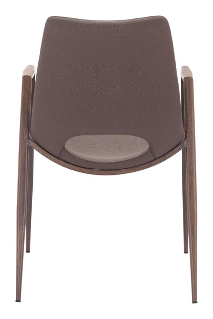 Desi Faux Leather Dining Chair 2PC
