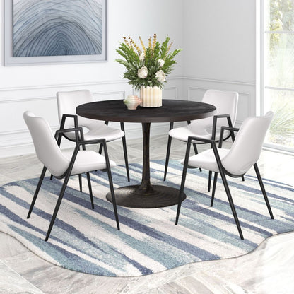 Desi Faux Leather Dining Chair 2PC