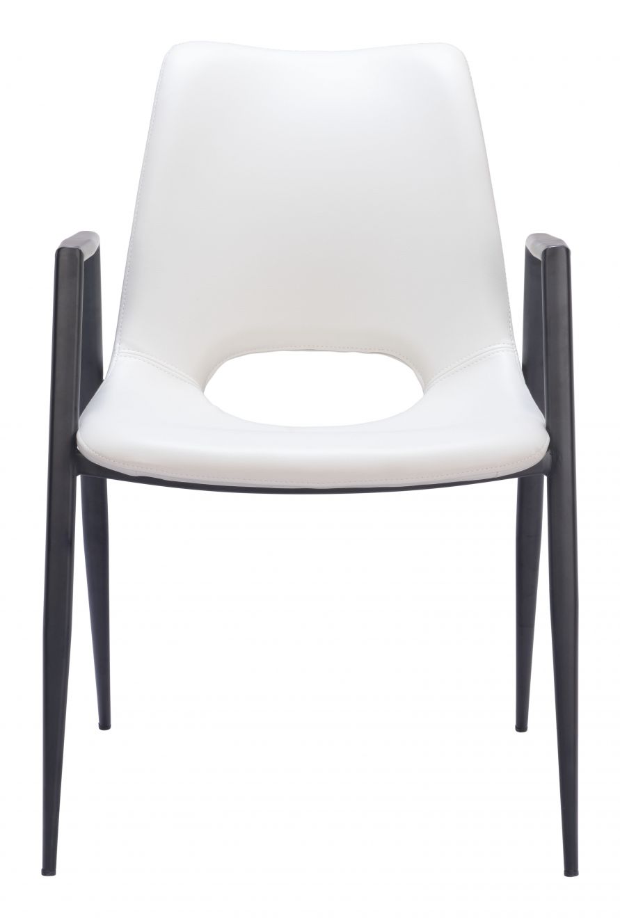 Desi Faux Leather Dining Chair 2PC