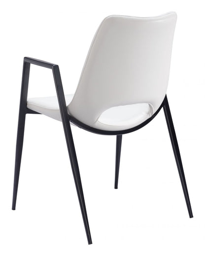Desi Faux Leather Dining Chair 2PC