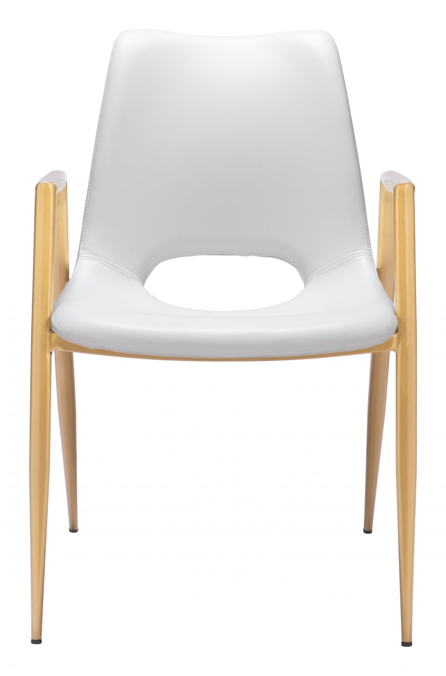 Desi Faux Leather Dining Chair 2PC