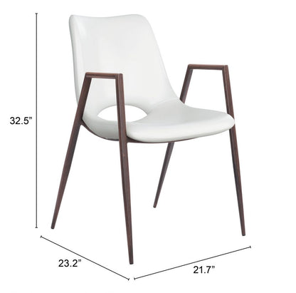 Desi Faux Leather Dining Chair 2PC