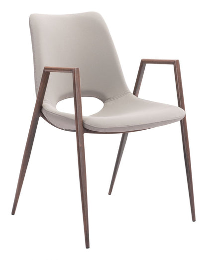 Desi Faux Leather Dining Chair 2PC