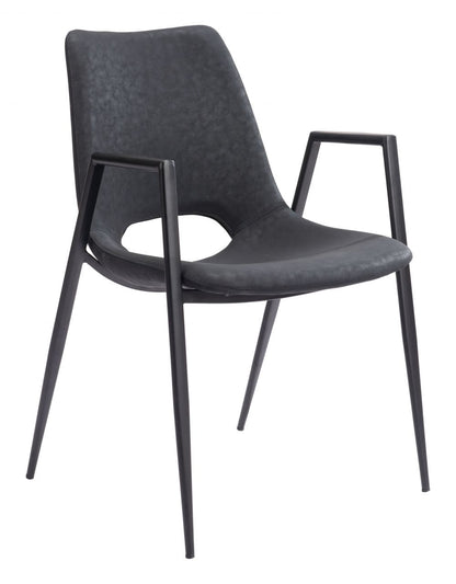Desi Faux Leather Dining Chair 2PC